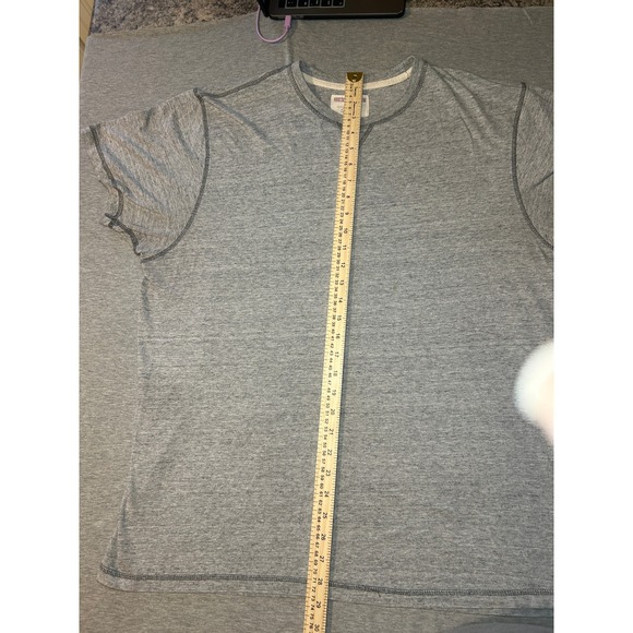 HUDSON & BARROW NYC Menswear Inspired Grey V Neck T Shirt 2XL - Picture 2 of 9